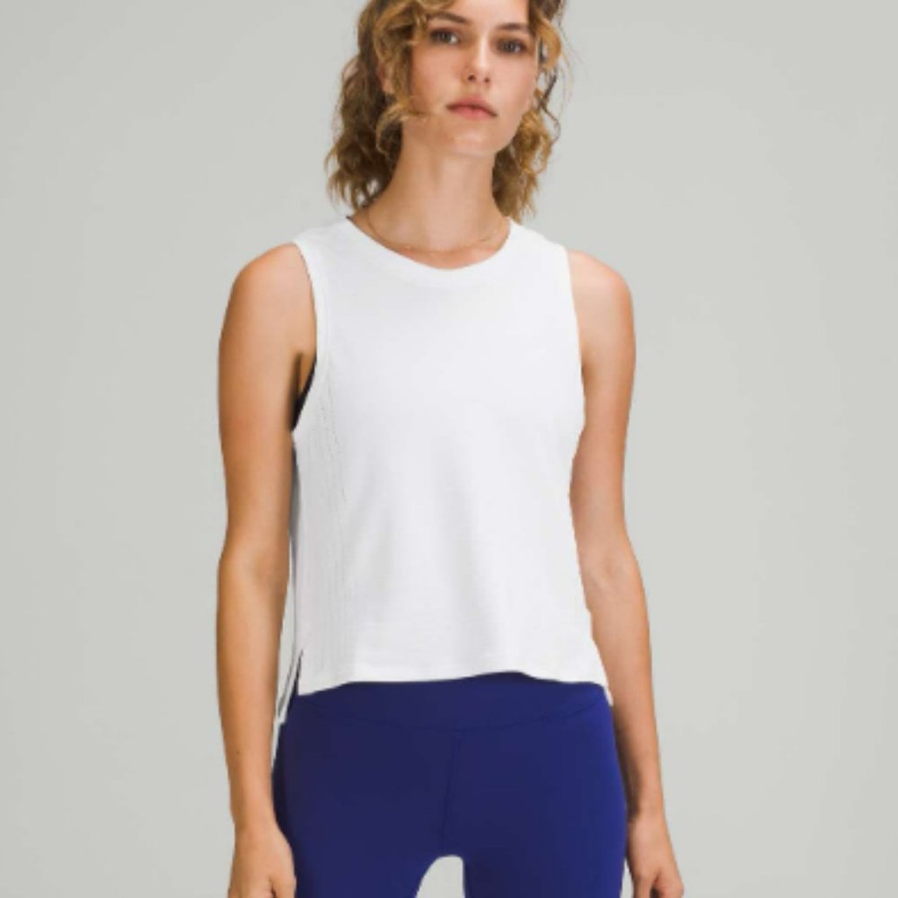 Lululemon Train to Be Tank Top White